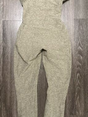 Open-Back Nude  Seamless Jumpsuit